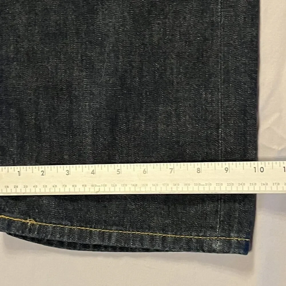 Levi's 569 Jeans Size 38x32 Blue Loose Straight Dark Wash Denim Pants Baggy